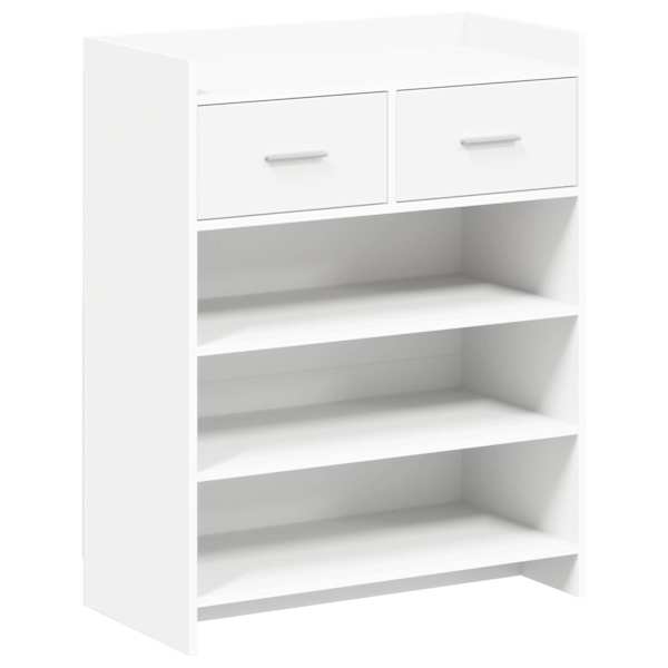 vidaXL Kinga kapp 73,5 x 36 x 92 cm Tehispuit Valge