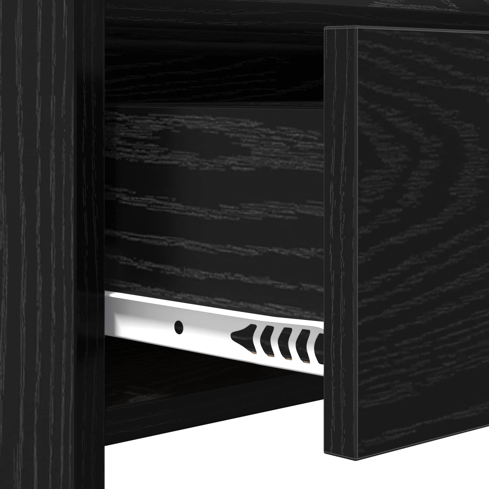 Schoenenkast Zwart eiken 73,5 x 36 x 92 cm Bewerkt hout image 7