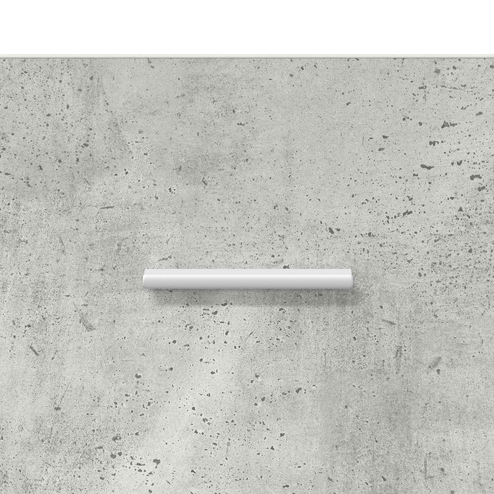 Schoenenkast met lade Betongrijs 73,5 x 36 x 92 cm Bewerkt hout image 6