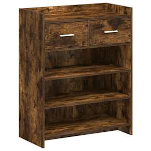 vidaXL Kinga kapp 73,5 x 36 x 92 cm Tehispuit Suitsutatud tamm