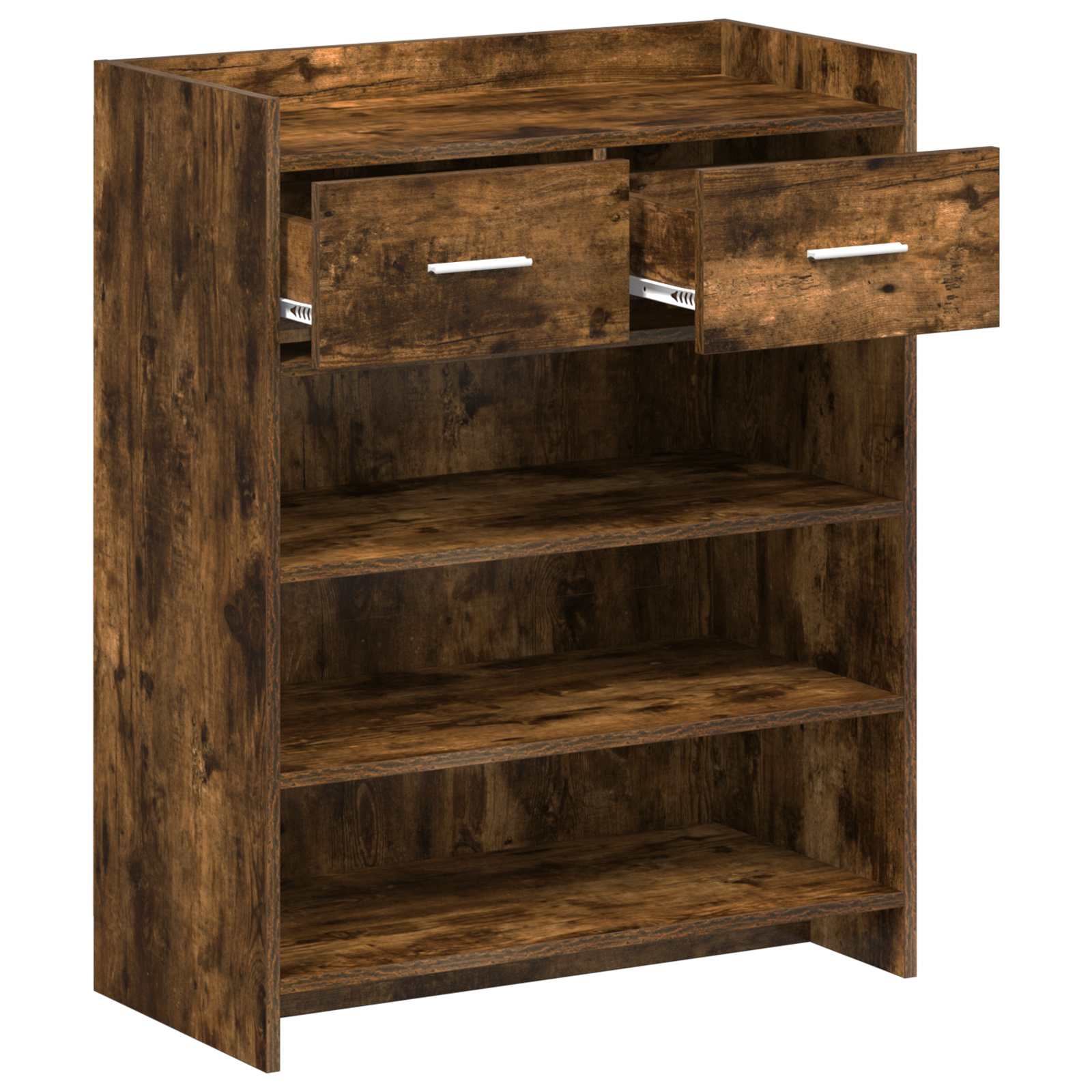 Schoenenkast Gerookt eiken 73,5 x 36 x 92 cm Bewerkt hout image 3