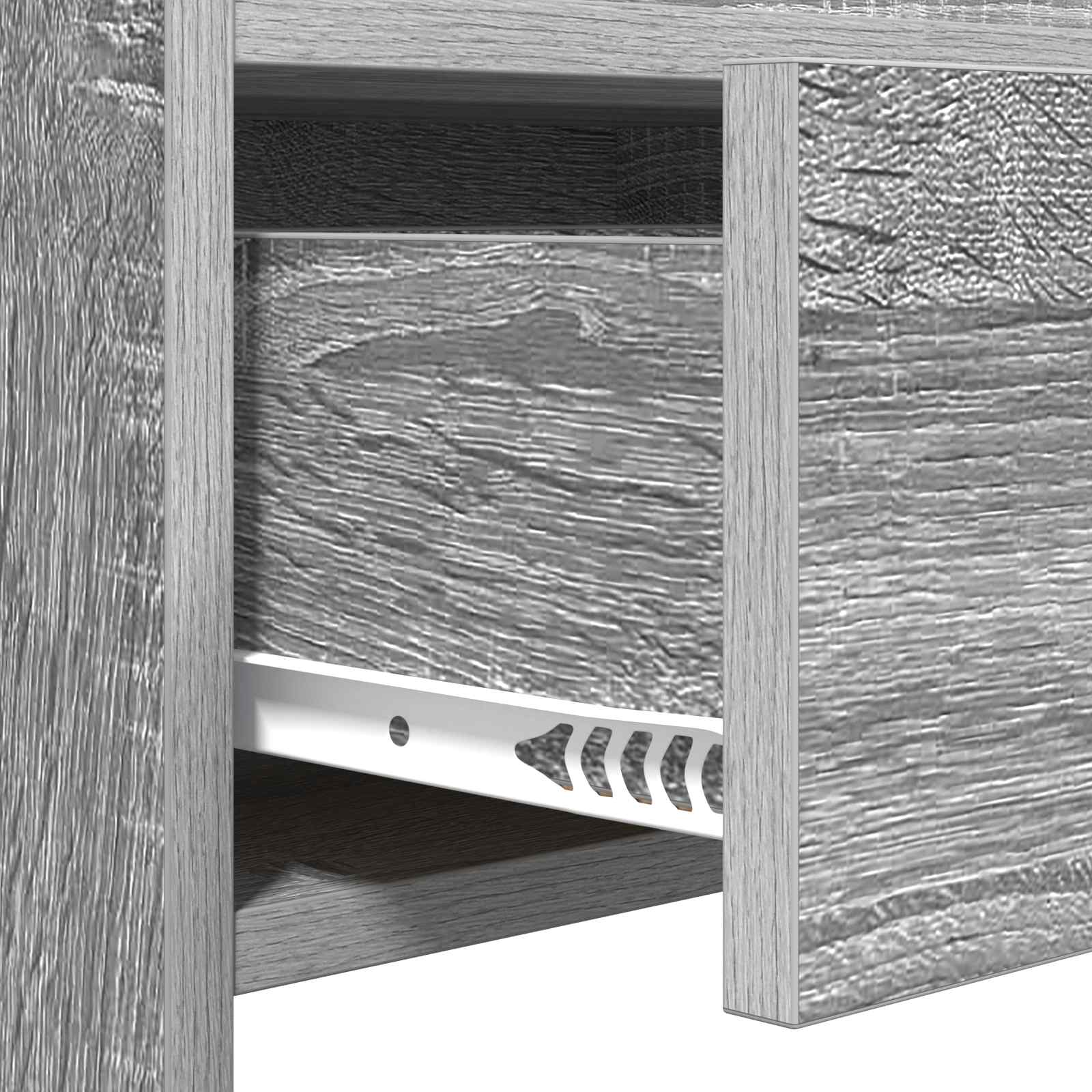 Schoenenkast Grijs Sonoma 73,5 x 36 x 92 cm Bewerkt hout image 7