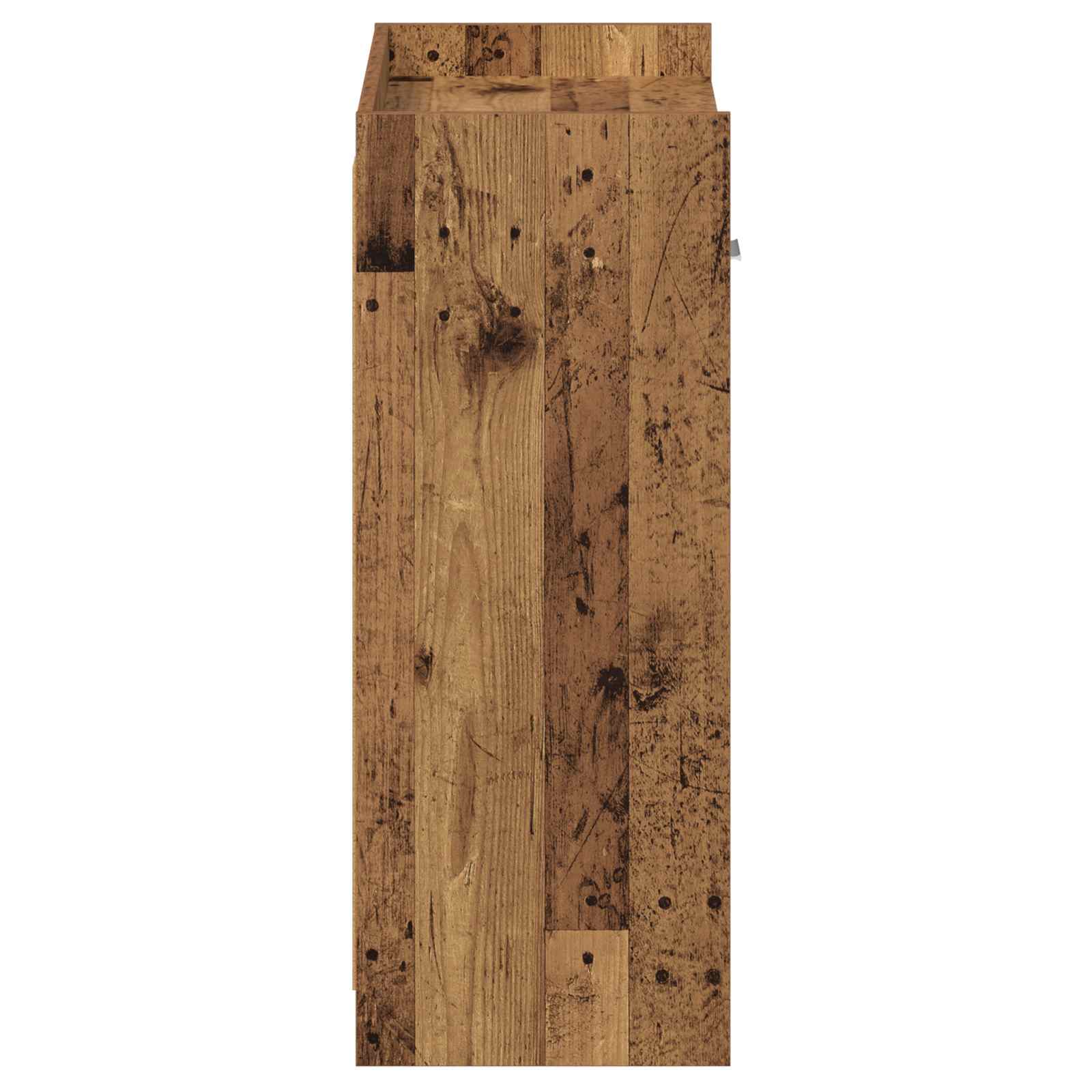 Schoenenkast met lade Oud hout 73,5 x 36 x 92 cm Bewerkt hout image 5