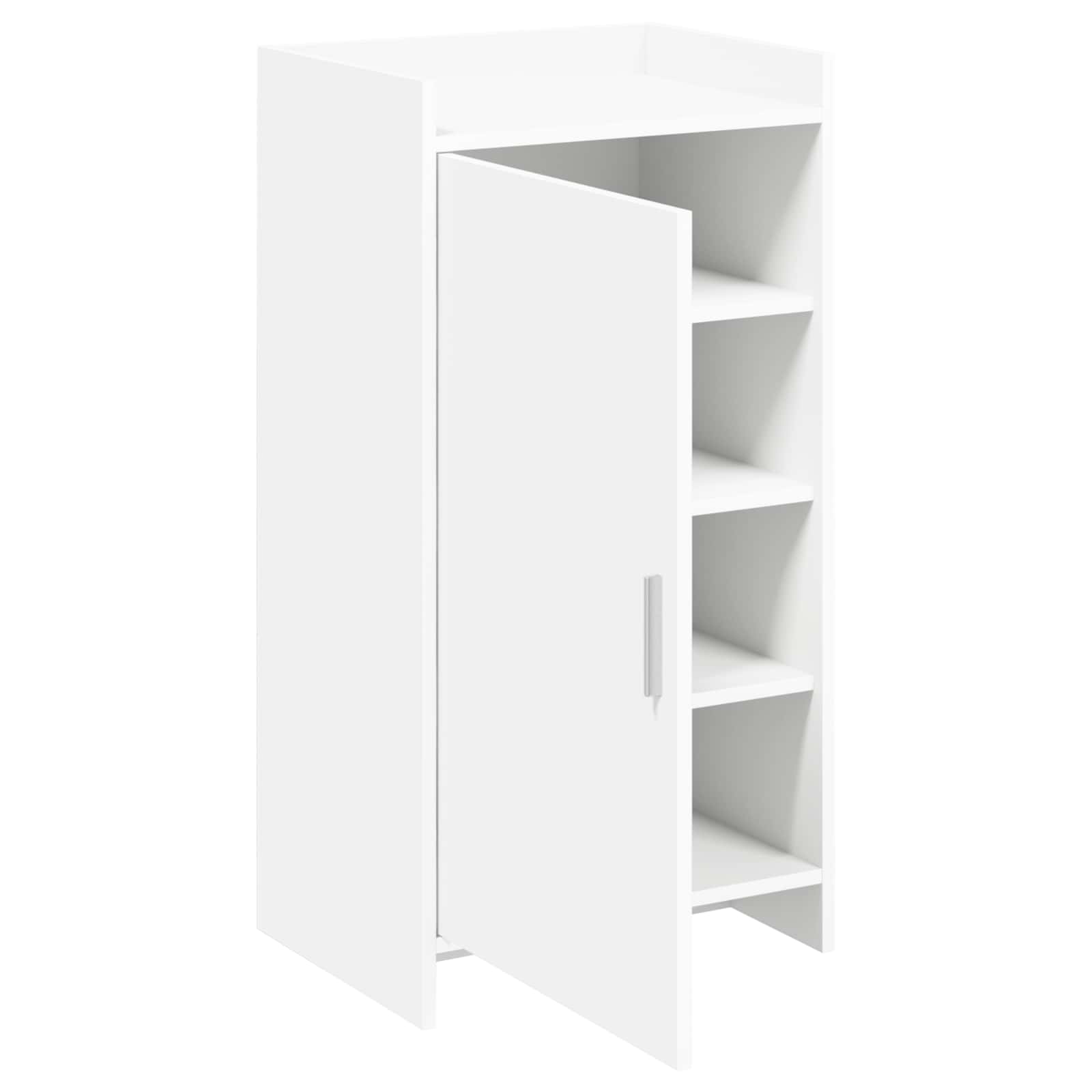 Schoenenkast met opslag Wit 48 x 36 x 92 cm Bewerkt hout image 3