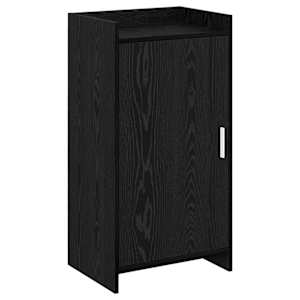 vidaXL Kinga kapp ladustamisega Must tamm 48 x 36 x 92 cm Tehispuit