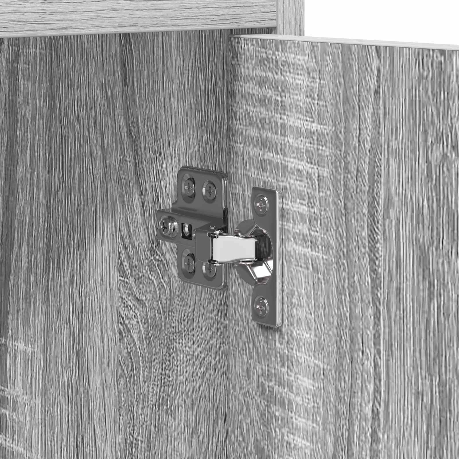 Schoenenkast Grijs Sonoma 48 x 36 x 92 cm Bewerkt hout image 7