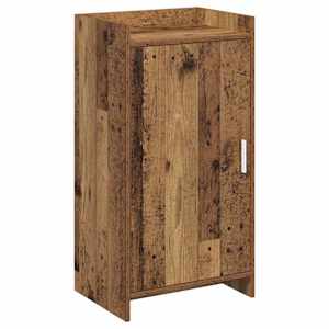 vidaXL Kinga kapp ladustamisega Vana puit 48 x 36 x 92 cm Tehispuit