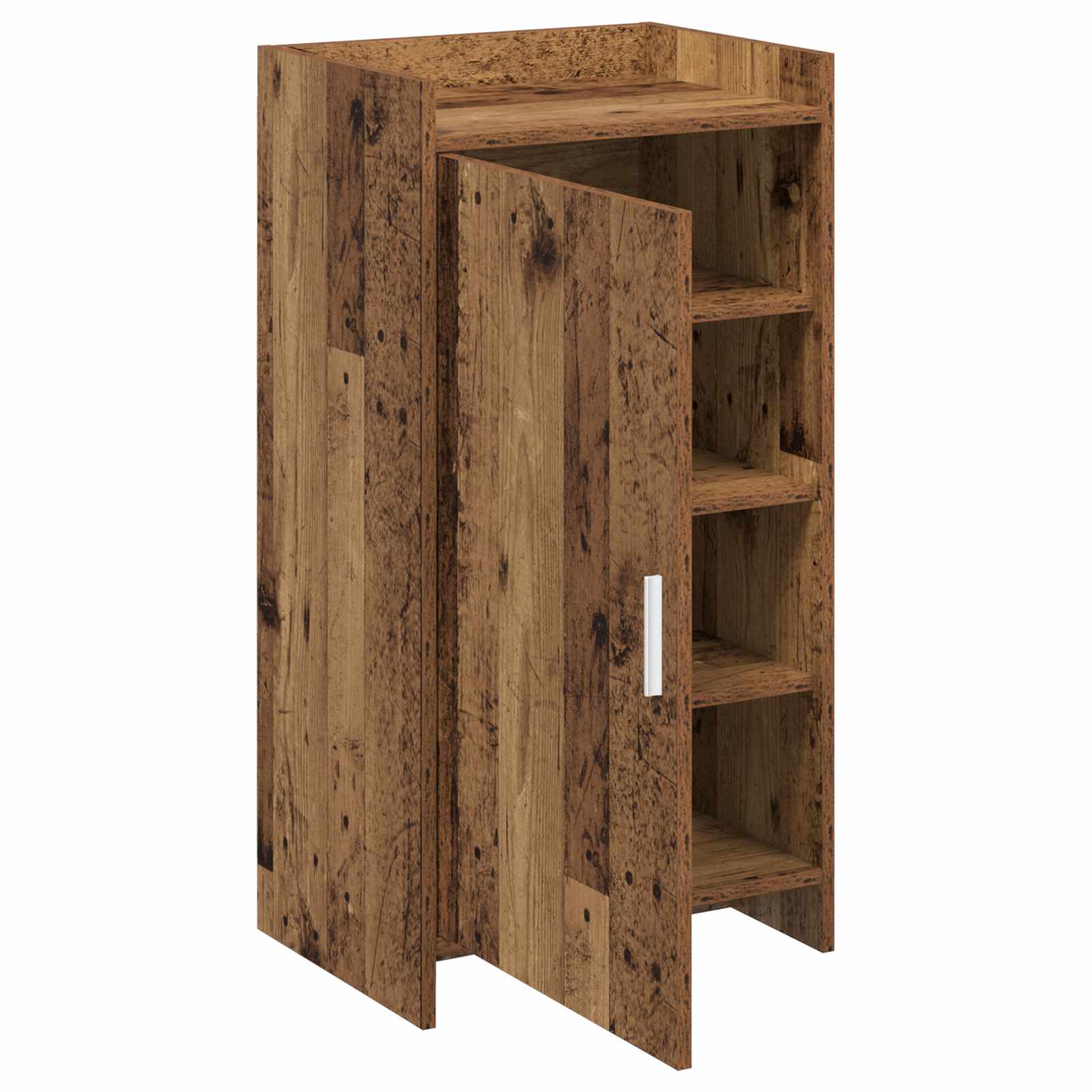 Schoenenkast met opslag Oud hout 48 x 36 x 92 cm Bewerkt hout image 3