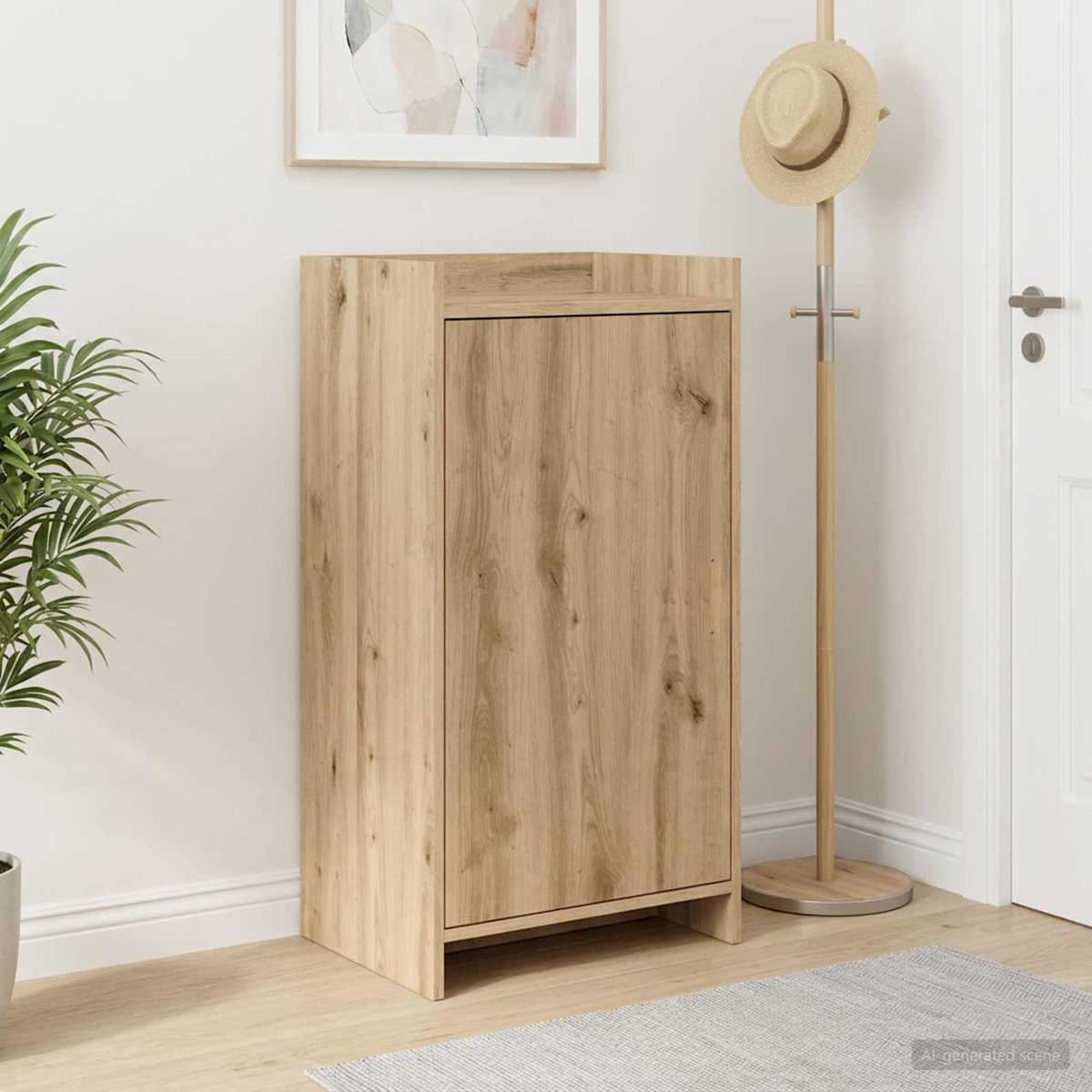 Sko skab 48 x 36 x 92 cm Konstrueret træ