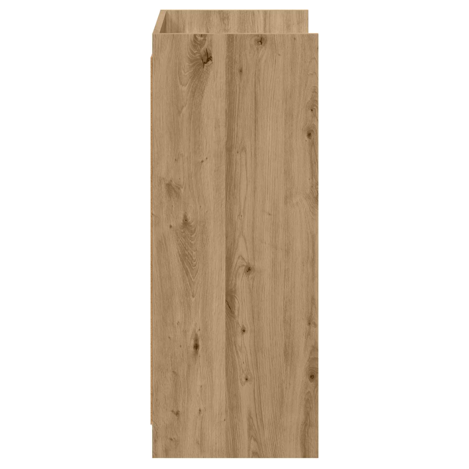 Schoenenkast Artisanaal eiken 48 x 36 x 92 cm Bewerkt hout image 5