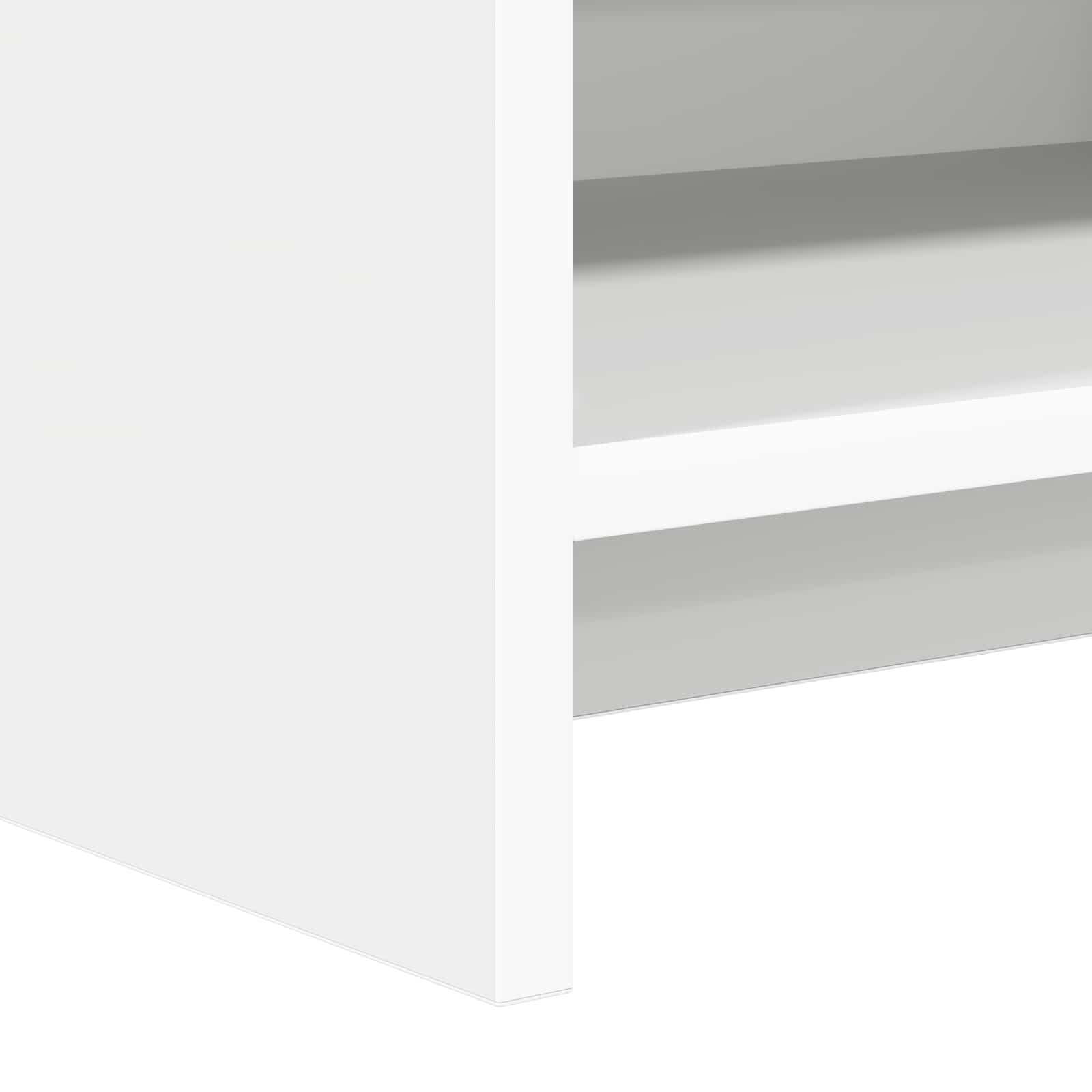 Schoenenkast met opslag Wit 48 x 36 x 92 cm Bewerkt hout image 5