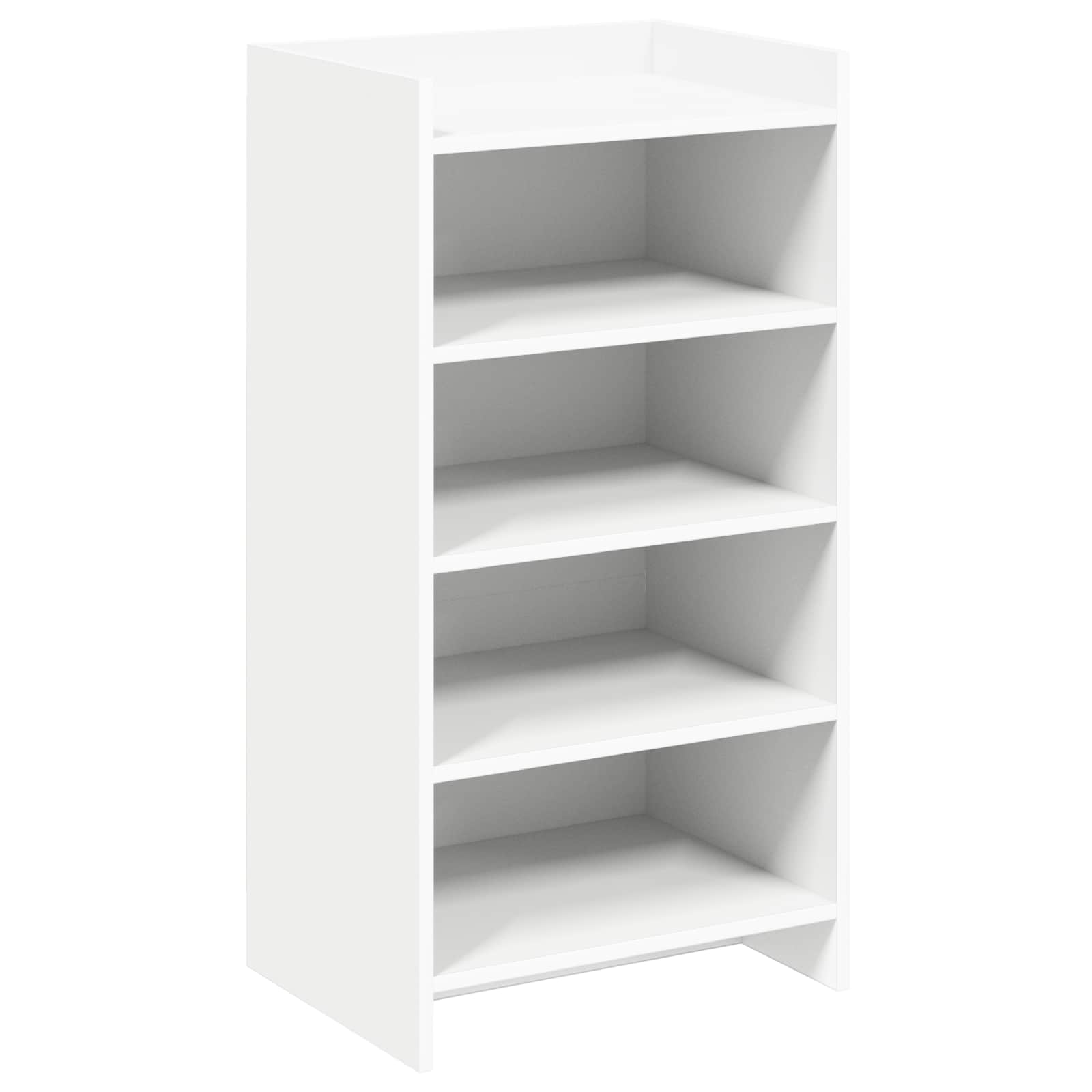 Schoenenkast met opslag Wit 48 x 36 x 92 cm Bewerkt hout image 1