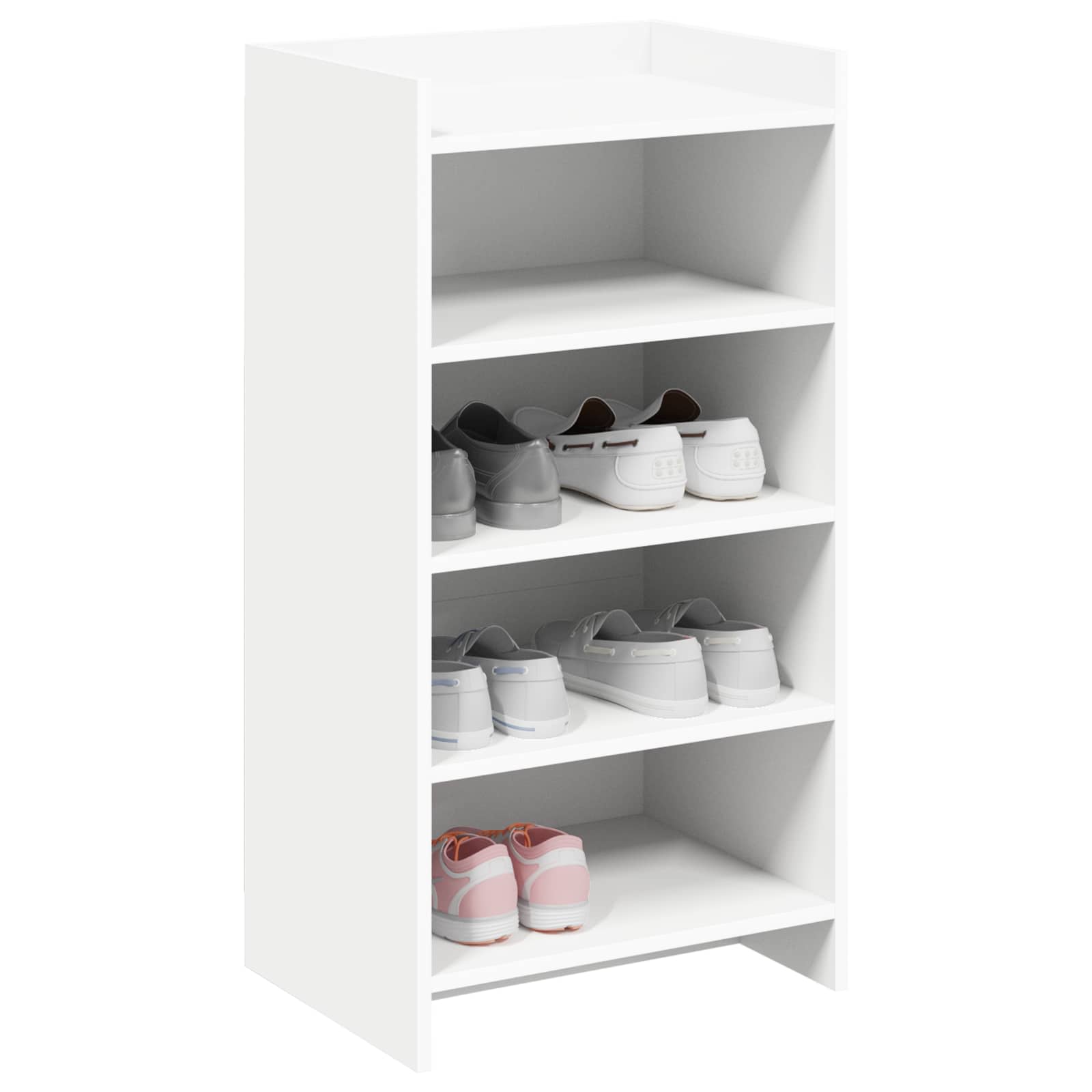 Schoenenkast met opslag Wit 48 x 36 x 92 cm Bewerkt hout image 2