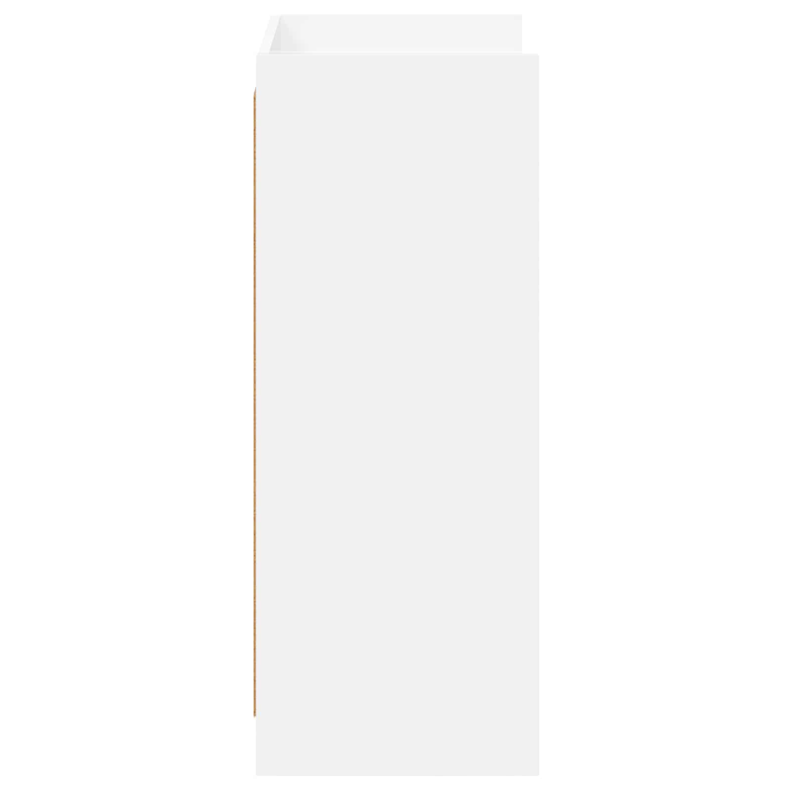 Schoenenkast met opslag Wit 48 x 36 x 92 cm Bewerkt hout image 4