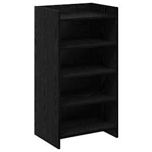 vidaXL Kinga kapp ladustamisega Must tamm 48 x 36 x 92 cm Tehispuit