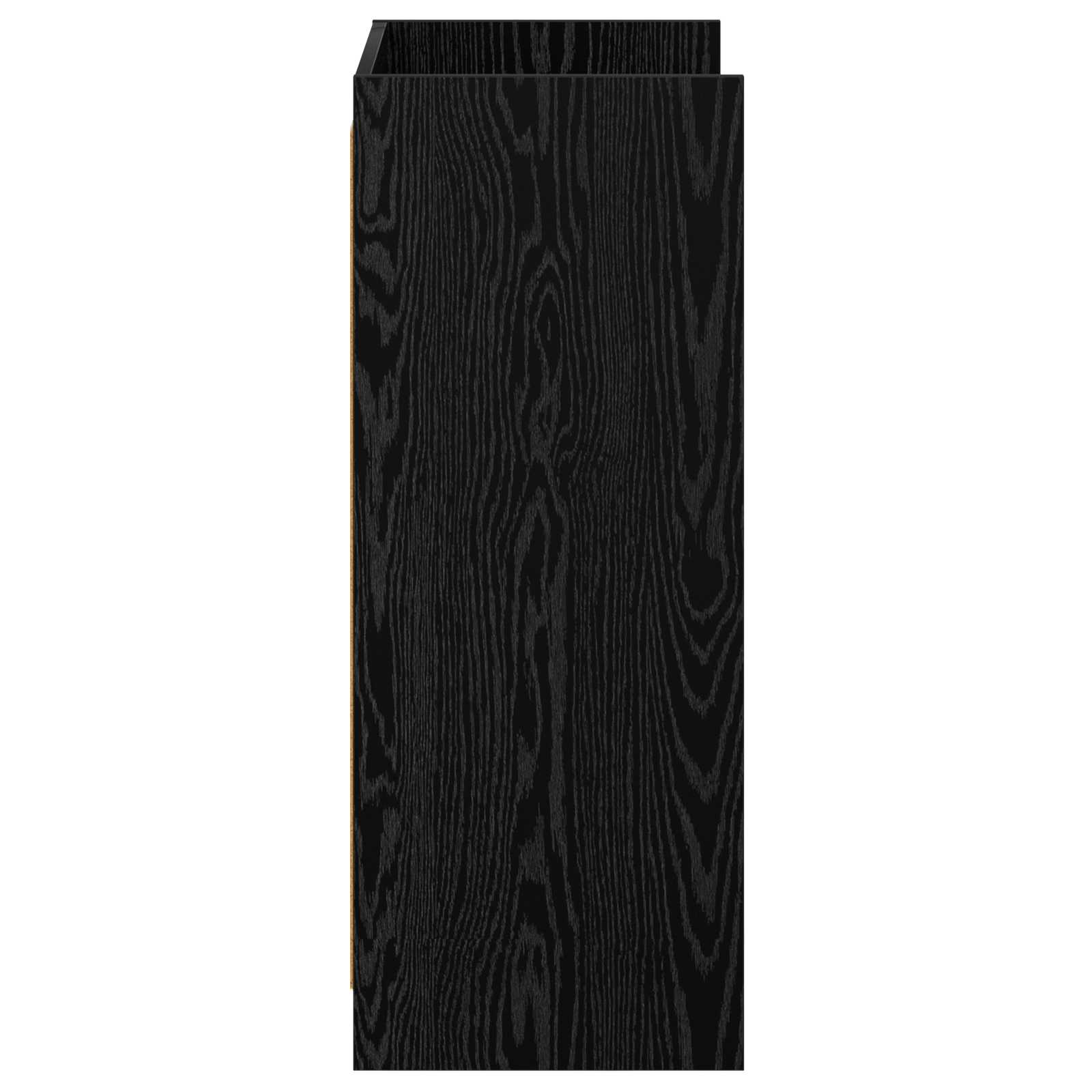 Schoenenkast Zwart eiken 48 x 36 x 92 cm Bewerkt hout image 4