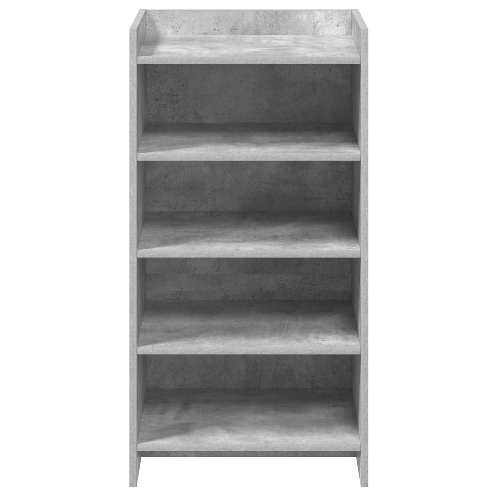 Schoenenkast met opslag Betongrijs 48 x 36 x 92 cm Bewerkt hout image 3