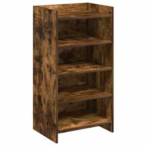 vidaXL Kinga kapp Suitsutatud tamm 48 x 36 x 92 cm Tehispuit