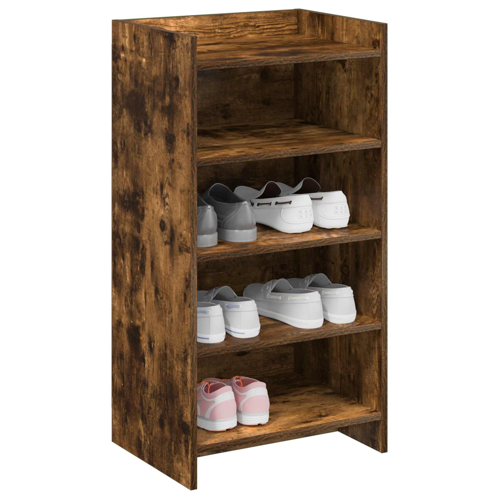 Schoenenkast Gerookt eiken 48 x 36 x 92 cm Bewerkt hout image 2