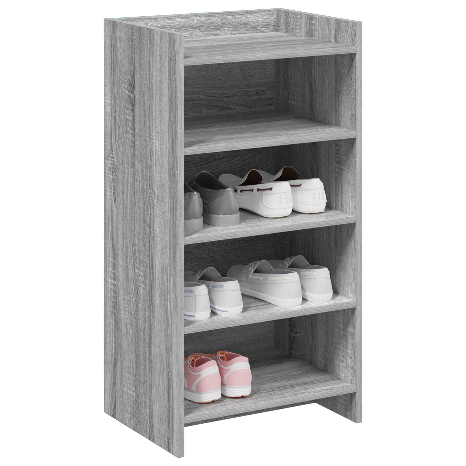 Schoenenkast Grijs Sonoma 48 x 36 x 92 cm Bewerkt hout image 2