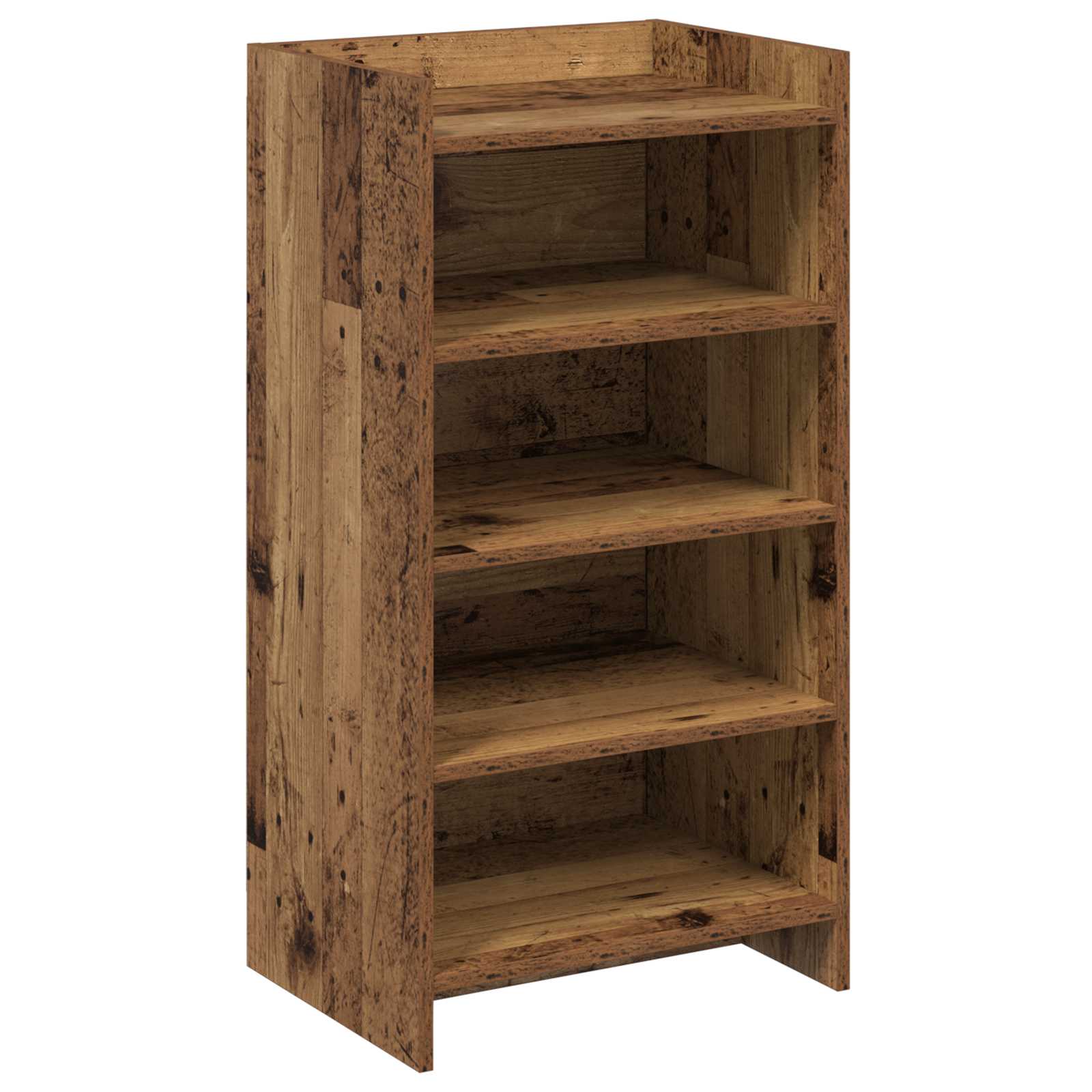 Schoenenkast met opslag Oud hout 48 x 36 x 92 cm Bewerkt hout image 1