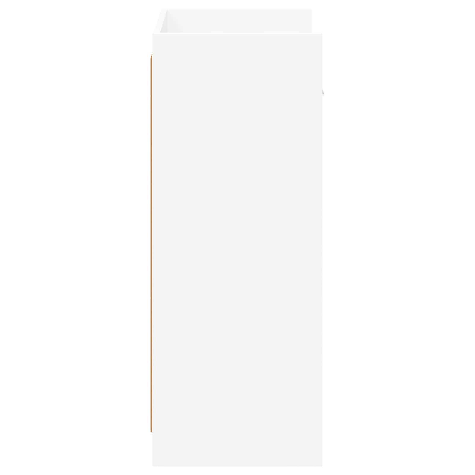 Schoenenkast met lade Wit 48 x 36 x 92 cm Bewerkt hout image 5