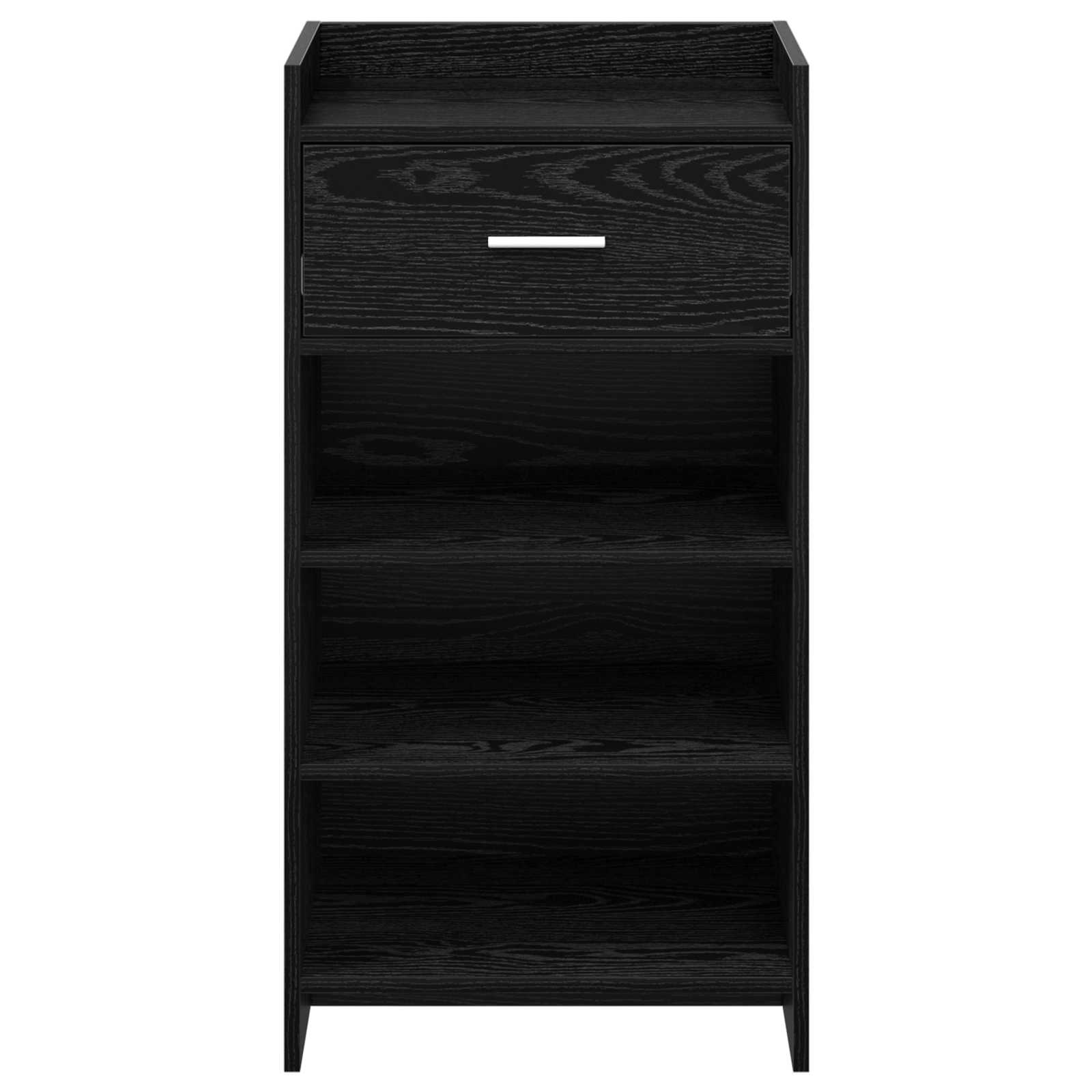 Schoenenkast met lade Zwart eiken 48 x 36 x 92 cm Bewerkt hout image 4