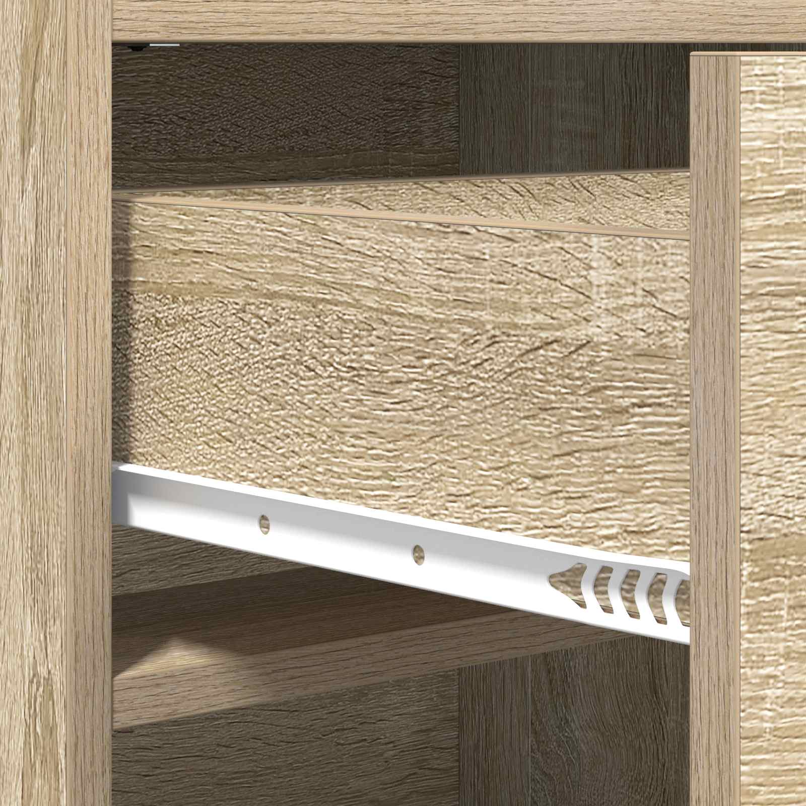Schoenenkast met lade Sonoma Eiken 48 x 36 x 92 cm Bewerkt hout image 7