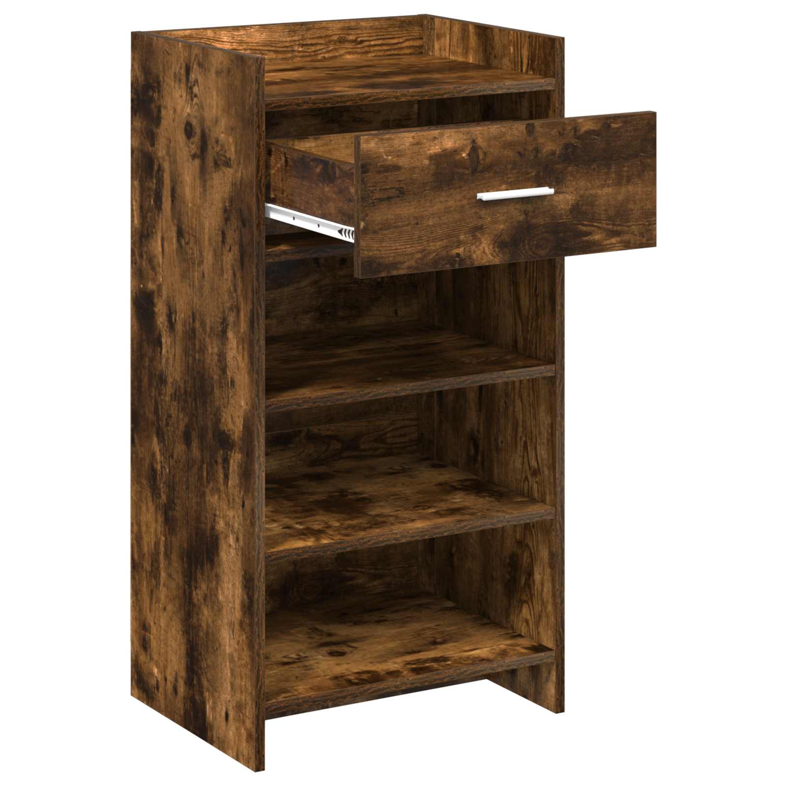 Schoenenkast Gerookt eiken 48 x 36 x 92 cm Bewerkt hout image 3