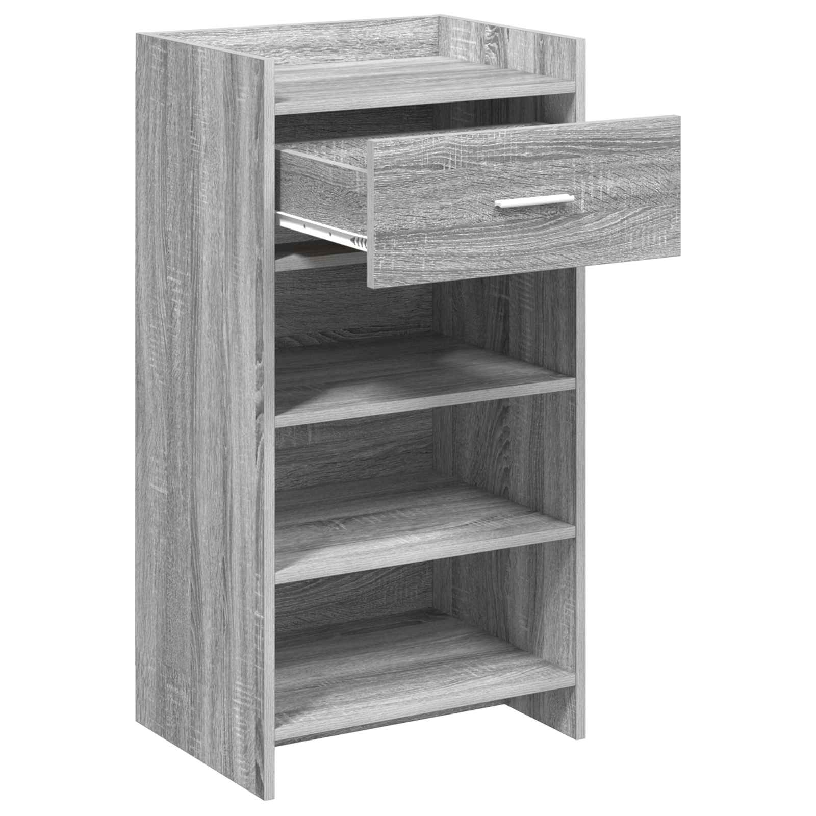 Schoenenkast met lade Grijs Sonoma 48 x 36 x 92 cm Bewerkt hout image 3