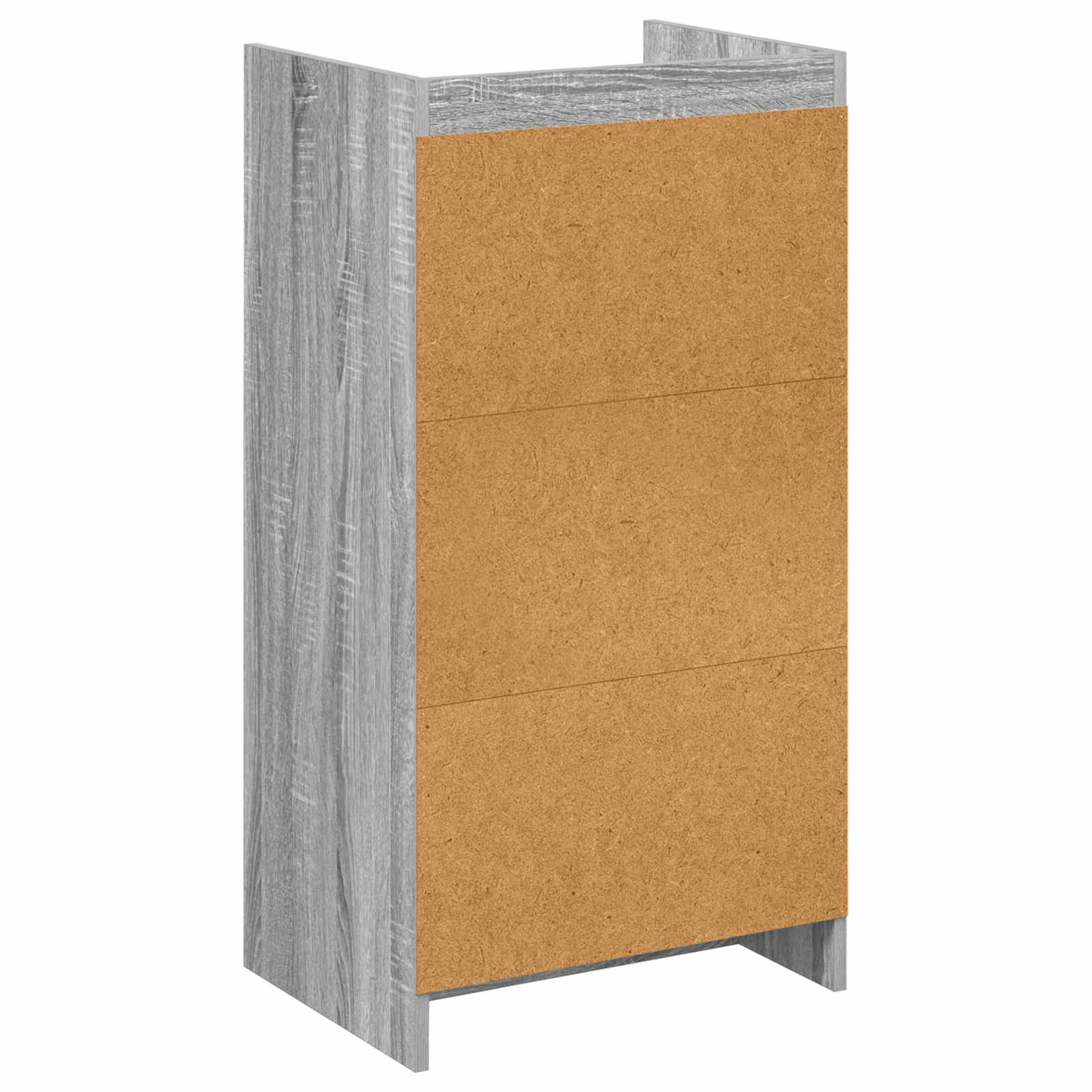 Schoenenkast met lade Grijs Sonoma 48 x 36 x 92 cm Bewerkt hout image 6