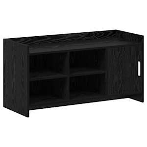vidaXL Kinga kapp ladustamisega Must tamm 100 x 39,5 x 51 cm Tehispuit