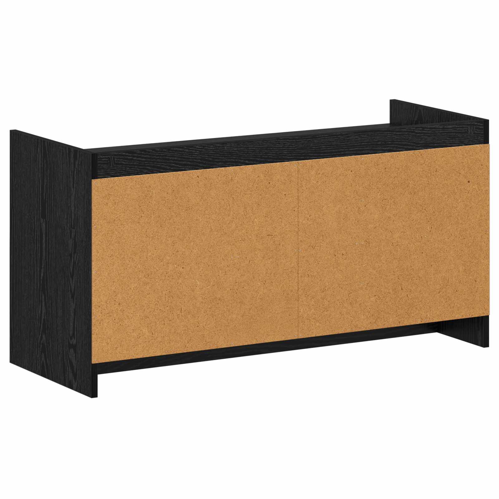 Schoenenkast Zwart eiken 100 x 39,5 x 51 cm Bewerkt hout image 6
