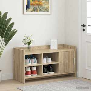 Skříň na obuv Dub sonoma 100 x 39,5 x 51 cm Kompozitní dřevo - obrázek 1