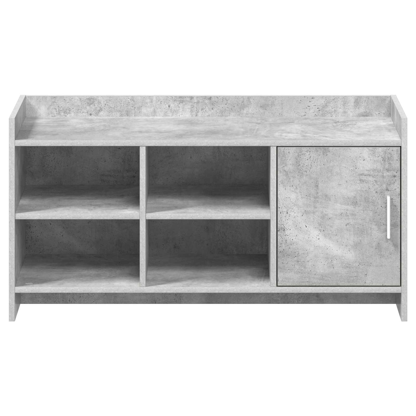 Schoenenkast Betongrijs 100 x 39,5 x 51 cm Bewerkt hout image 4