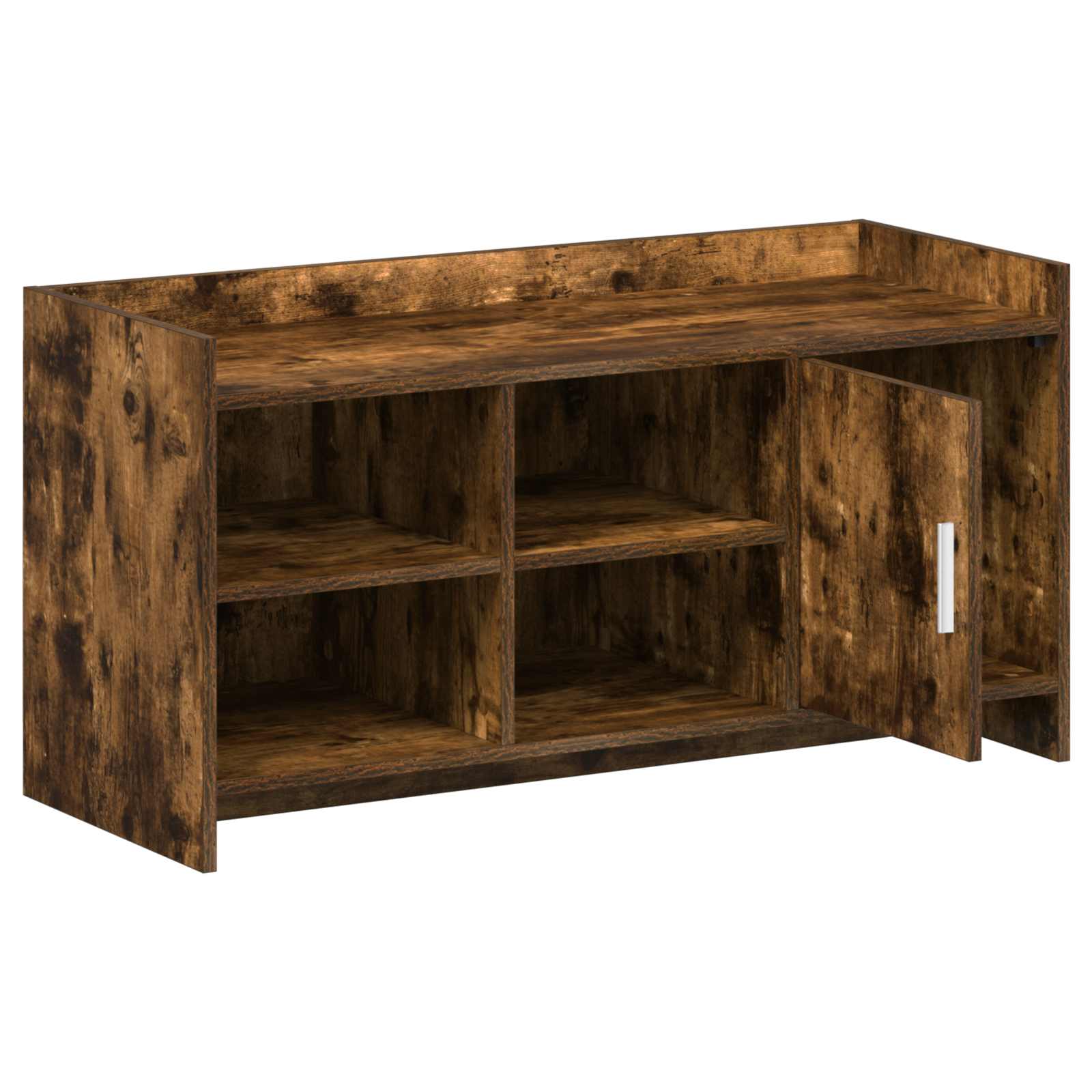 Schoenenkast Gerookt eiken 100 x 39,5 x 51 cm Bewerkt hout image 3