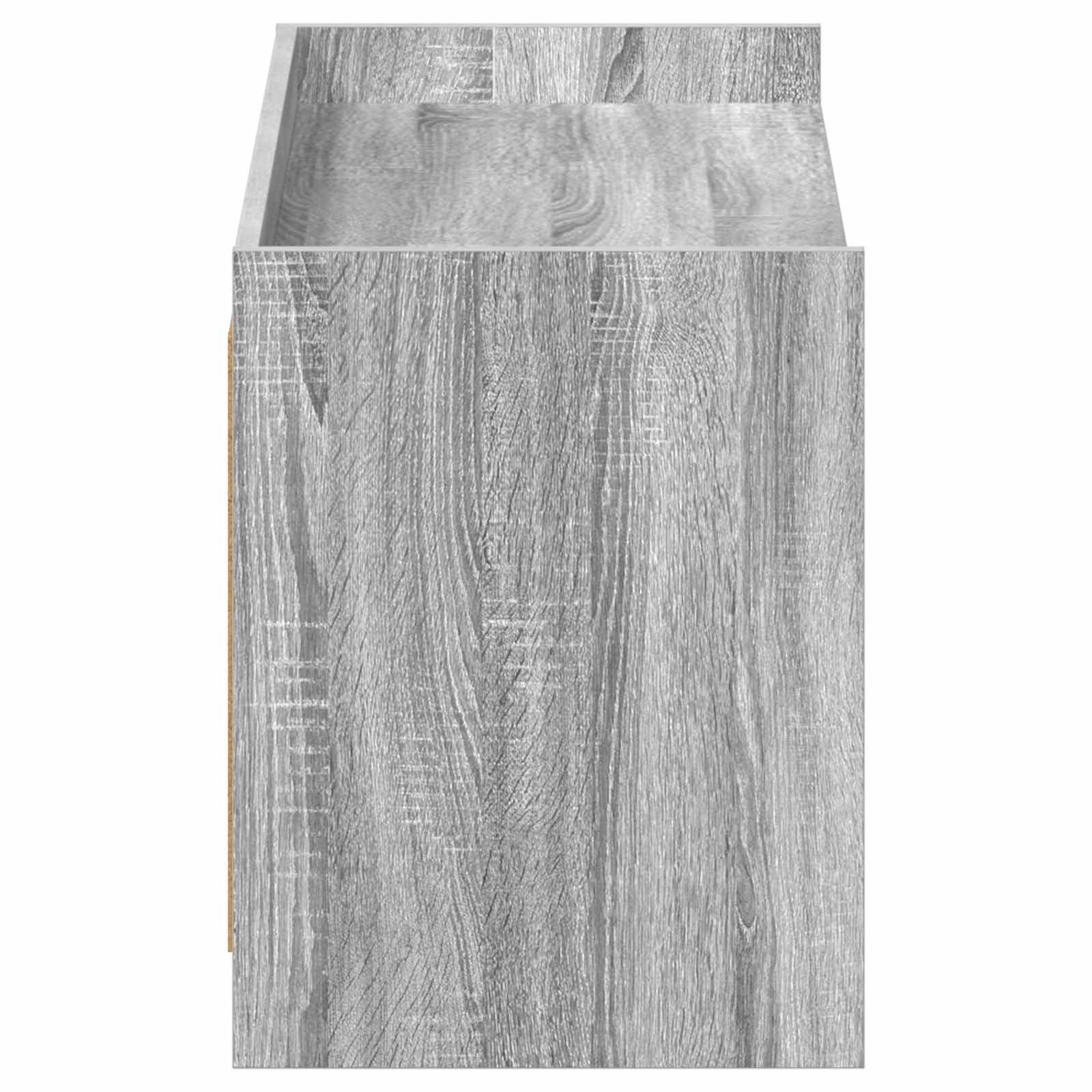 Schoenenkast Grijs Sonoma 100 x 39,5 x 51 cm Bewerkt hout image 5