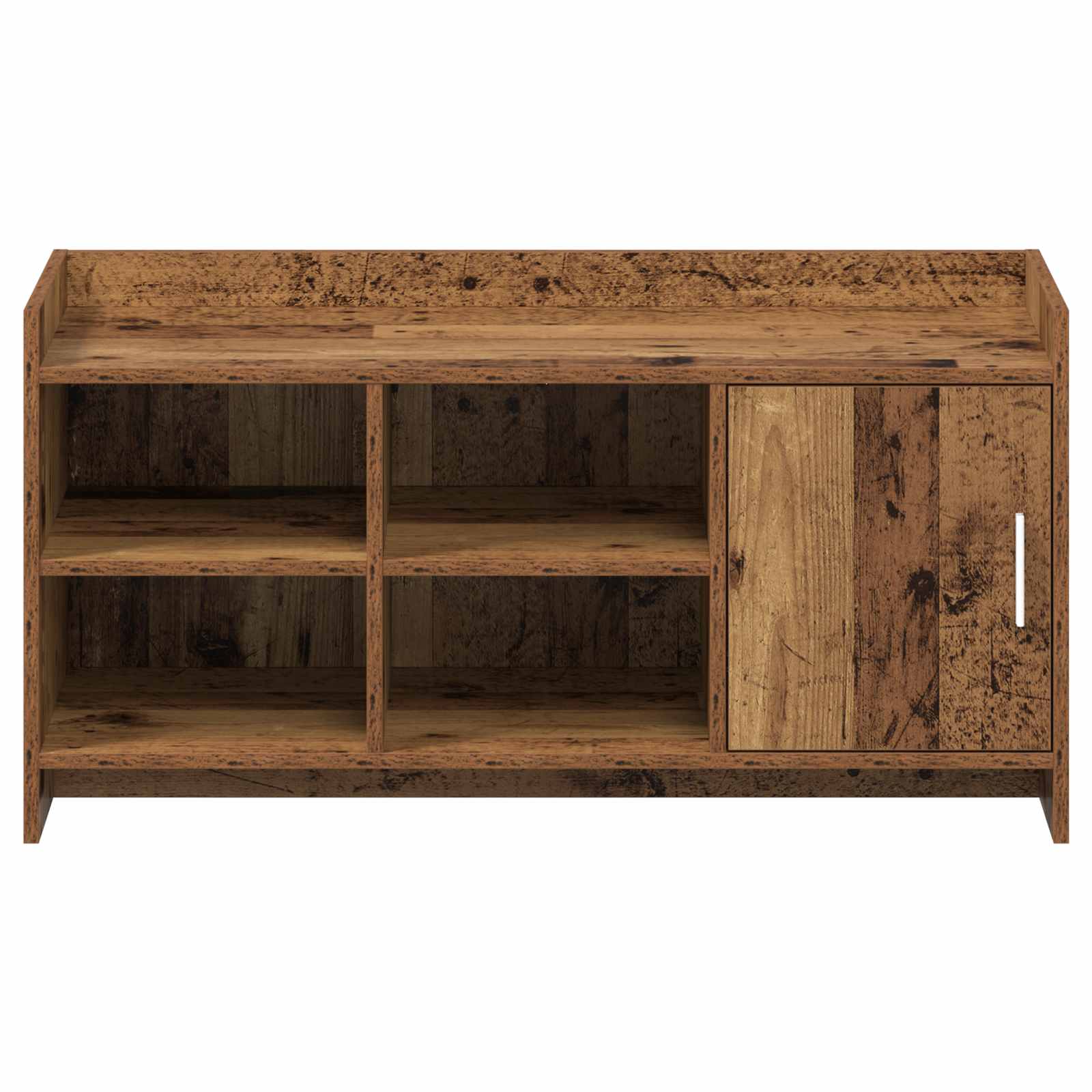 Schoenenkast Oud hout 100 x 39,5 x 51 cm Bewerkt hout image 4