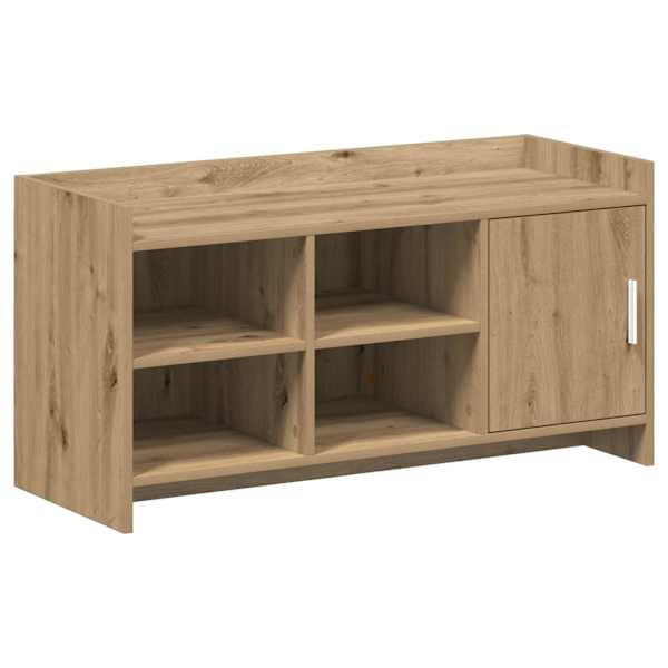 vidaXL Kinga kapp 100 x 39,5 x 51 cm Tehispuit Artisan tamm