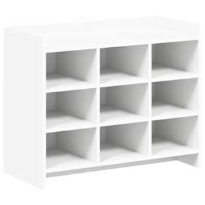 vidaXL Kinga kapp ladustamisega Valge 85 x 39,5 x 70 cm Tehispuit