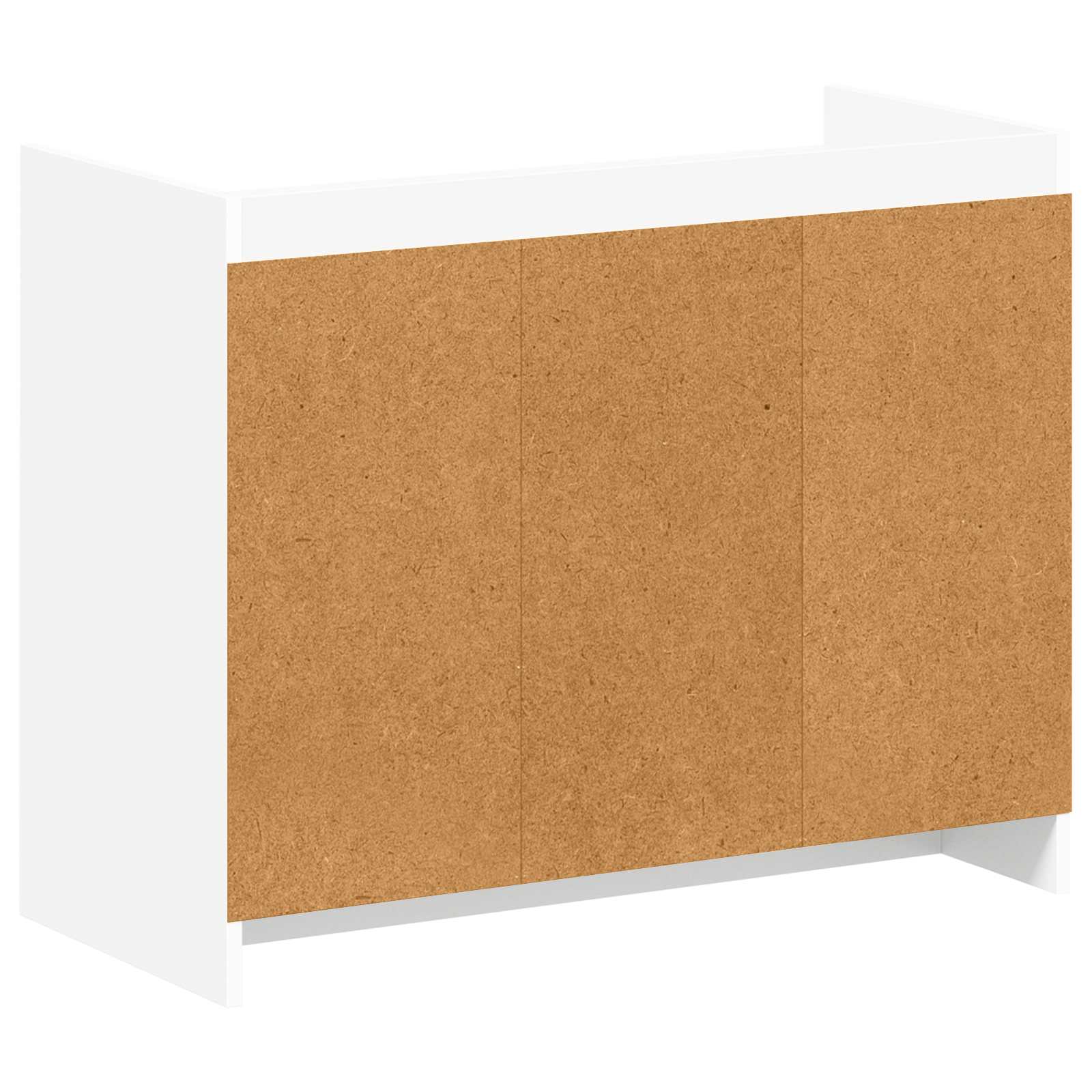 Schoenenkast met opslag Wit 85 x 39,5 x 70 cm Bewerkt hout image 5