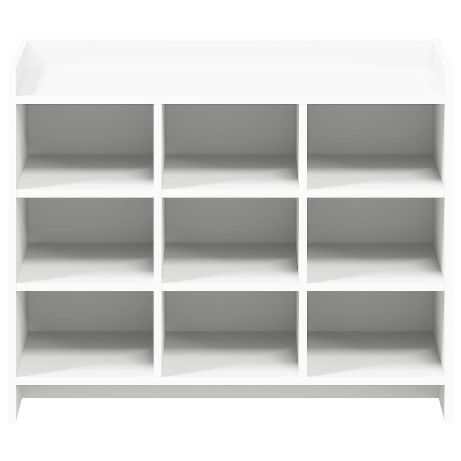 Schoenenkast met opslag Wit 85 x 39,5 x 70 cm Bewerkt hout image 3