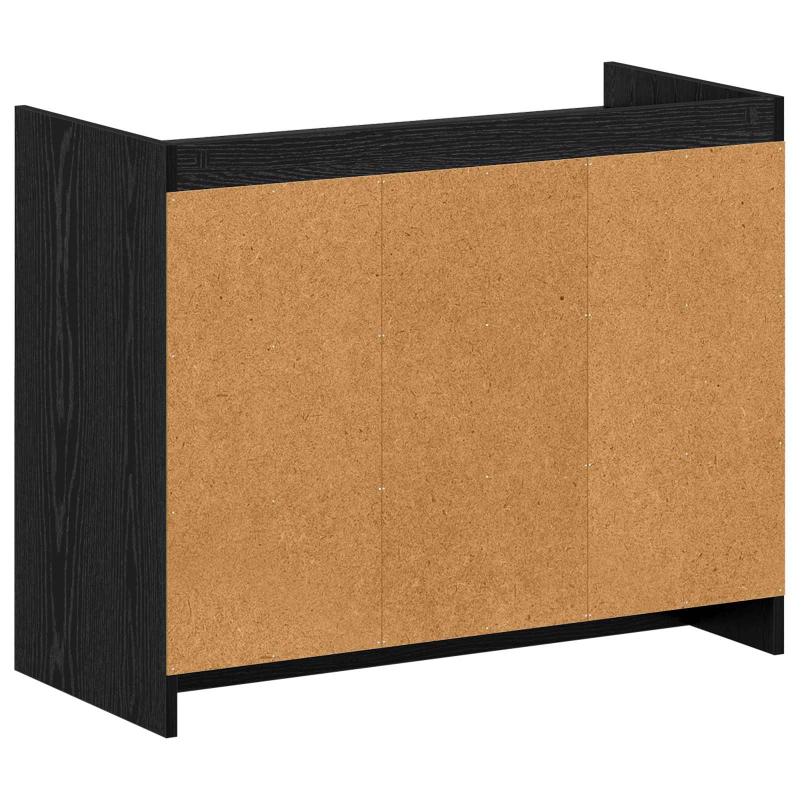 Schoenenkast Zwart eiken 85 x 39,5 x 70 cm Bewerkt hout image 5