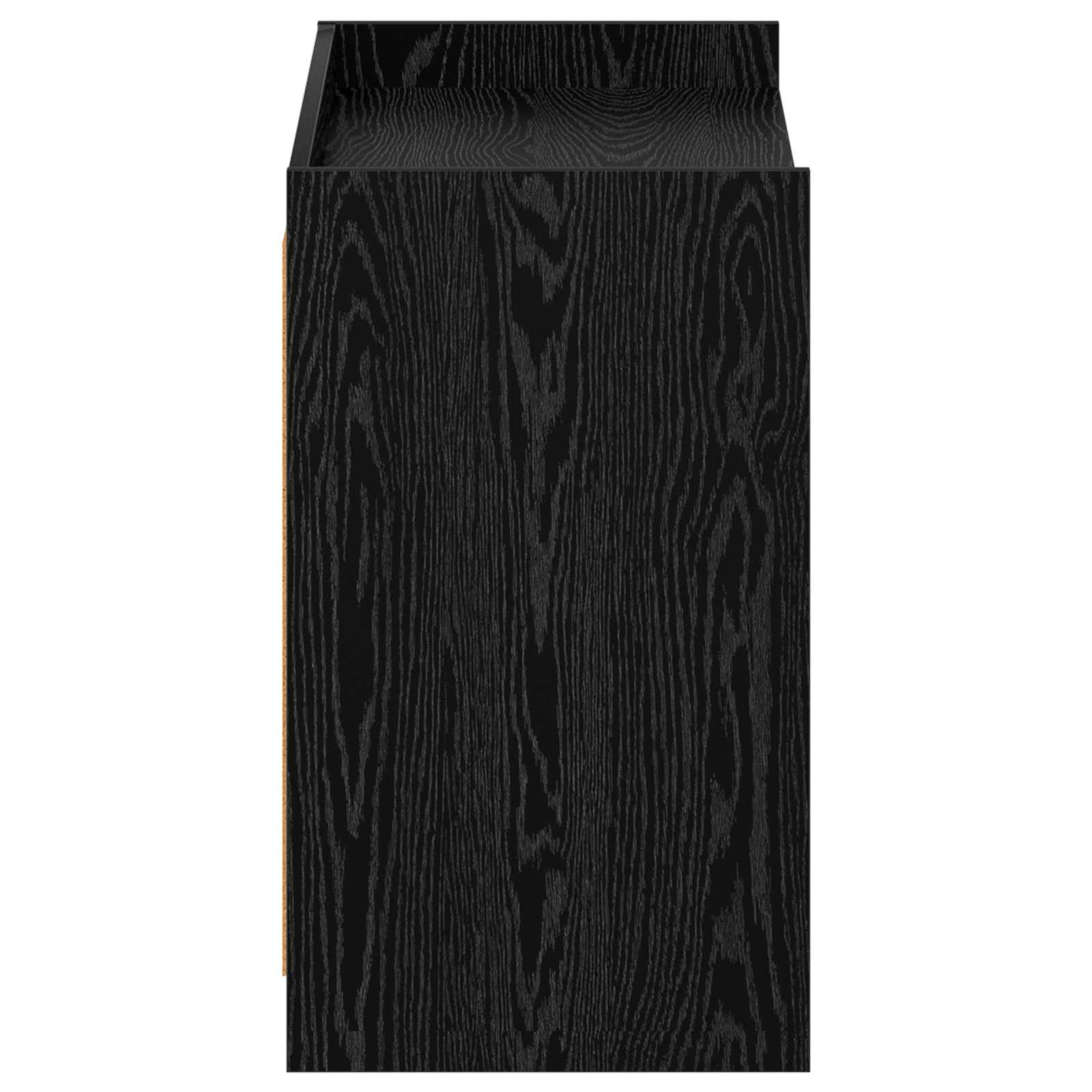 Schoenenkast Zwart eiken 85 x 39,5 x 70 cm Bewerkt hout image 4