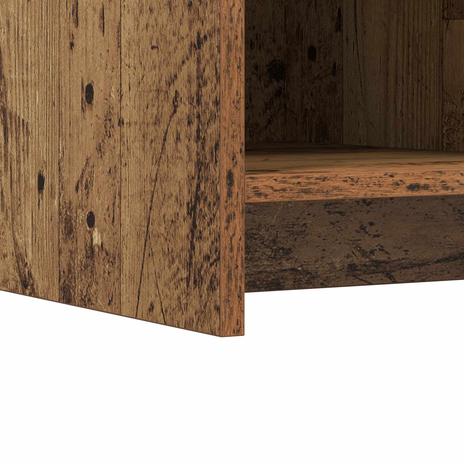 Schoenenkast met opslag Oud hout 85 x 39,5 x 70 cm Bewerkt hout image 6