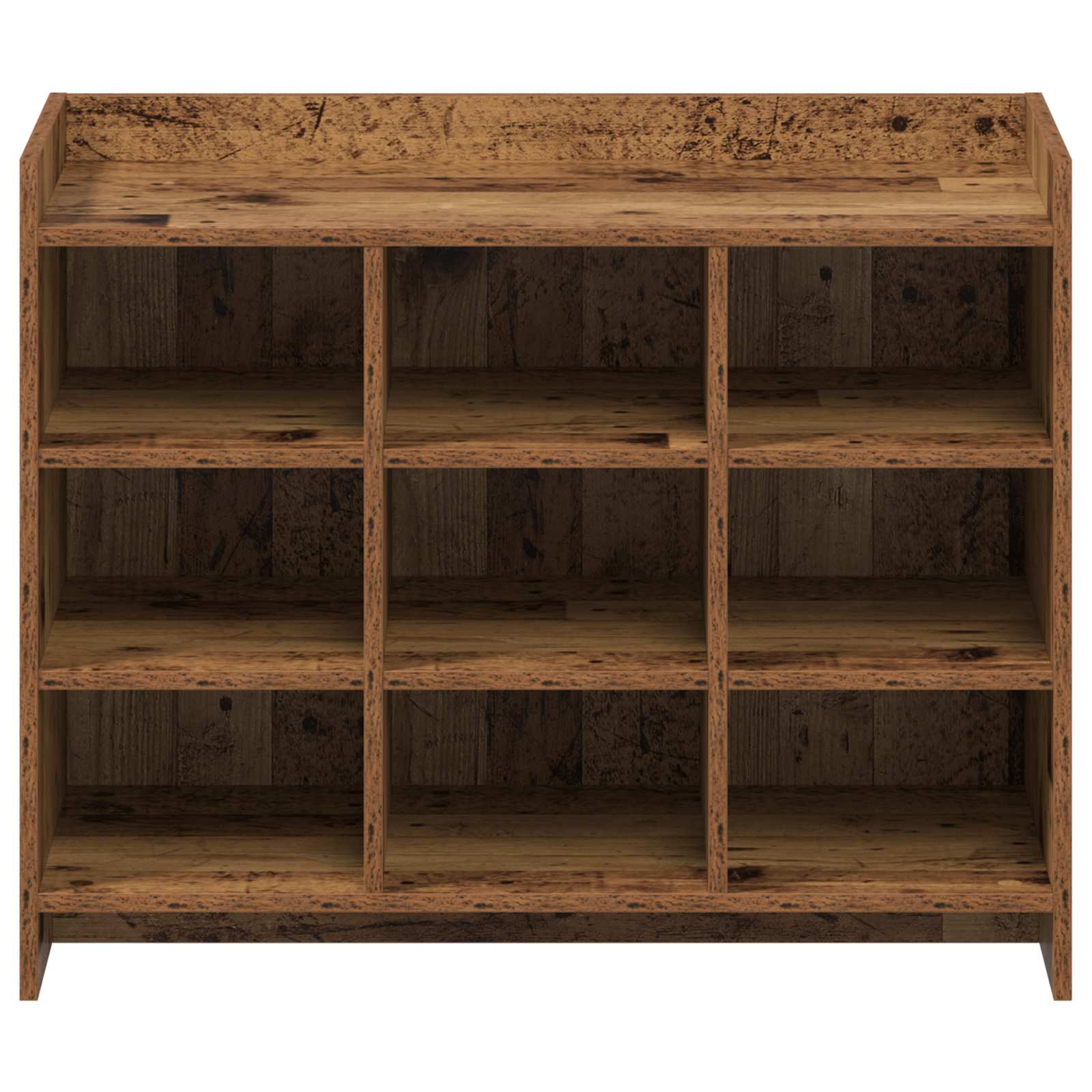 Schoenenkast met opslag Oud hout 85 x 39,5 x 70 cm Bewerkt hout image 3