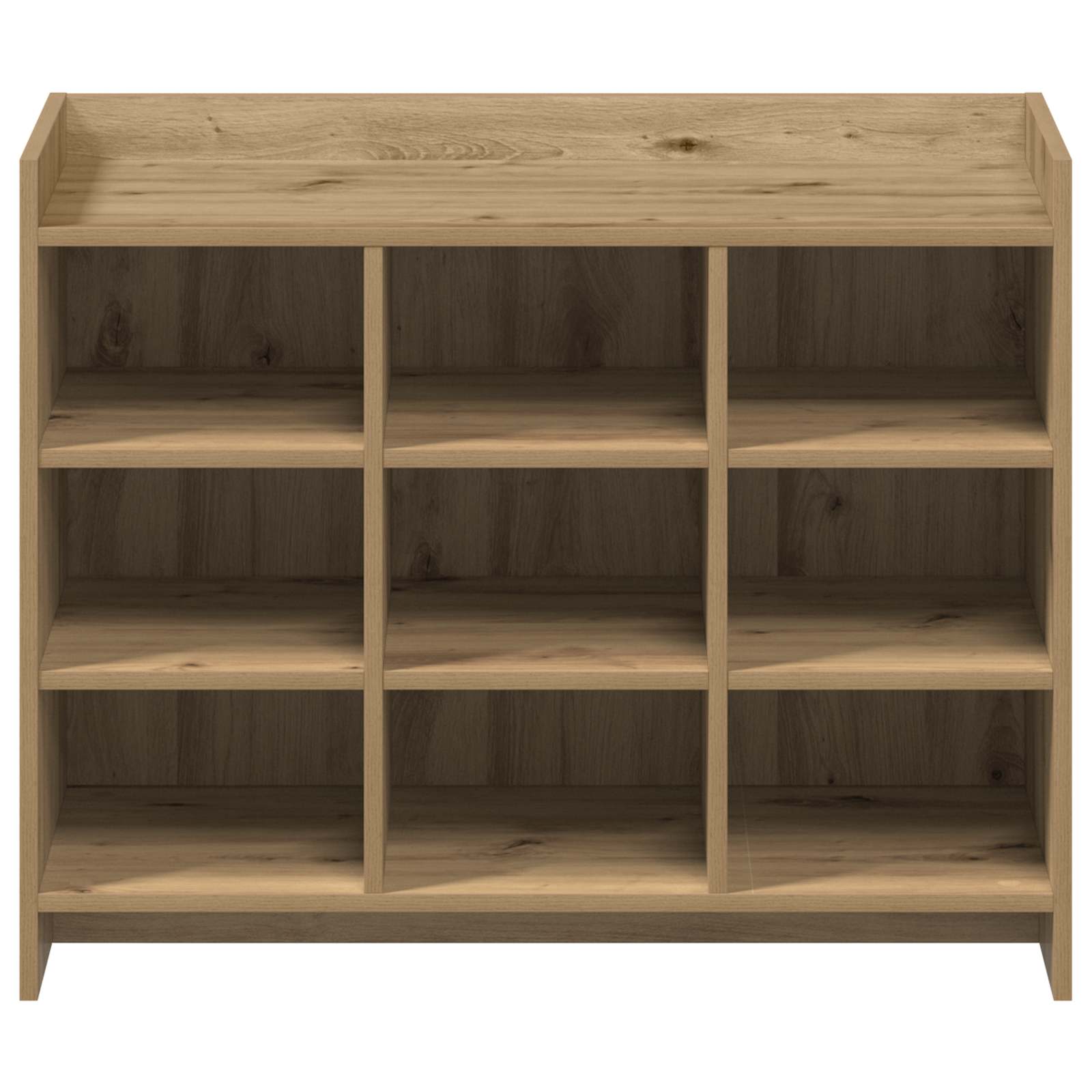 Schoenenkast Artisanaal eiken 85 x 39,5 x 70 cm Bewerkt hout image 3