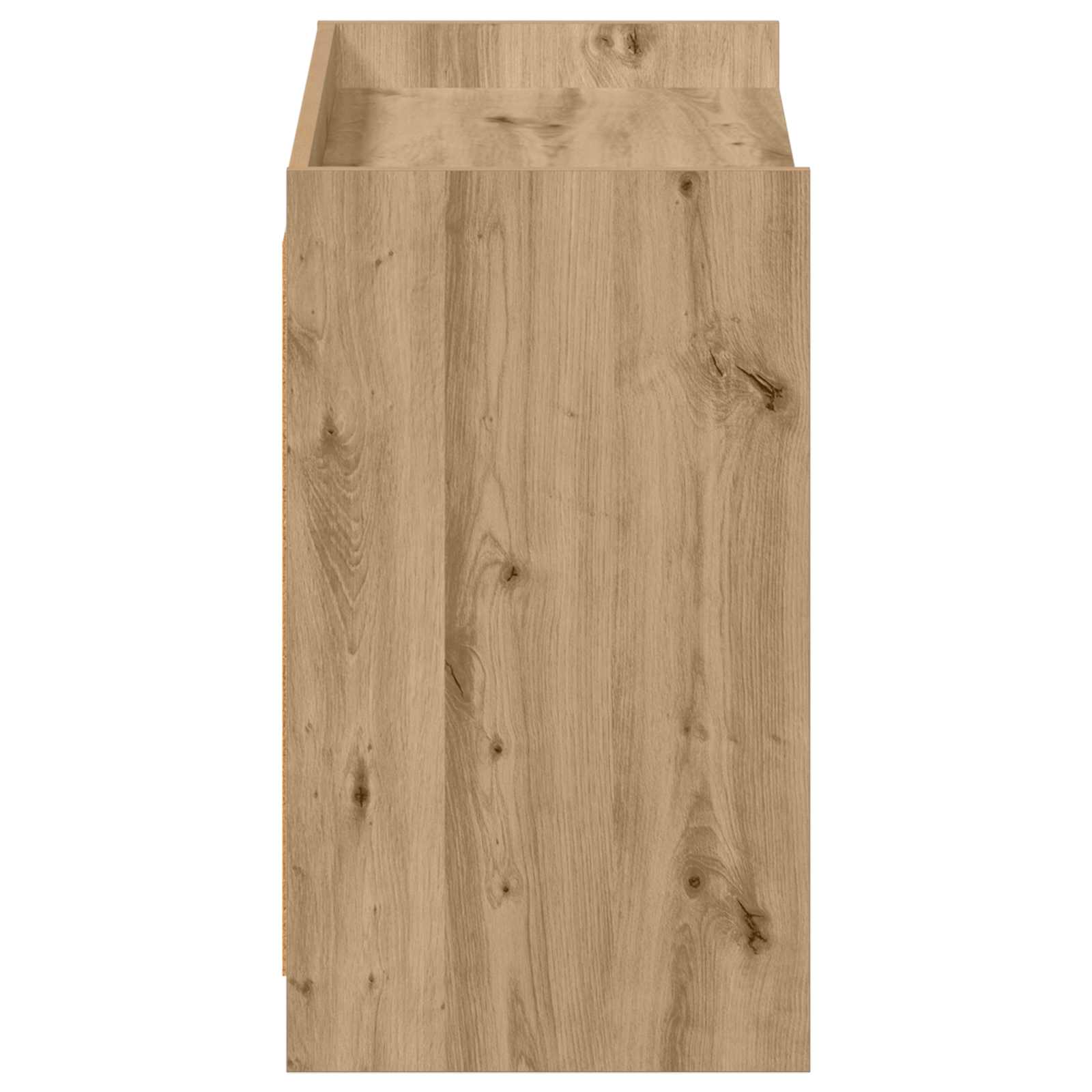 Schoenenkast Artisanaal eiken 85 x 39,5 x 70 cm Bewerkt hout image 4