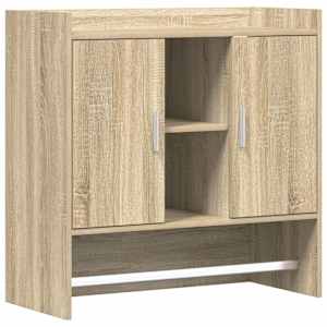vidaXL Seinariiul Seinale kinnitav Sonoma tamm 80 x 36 x 80 cm