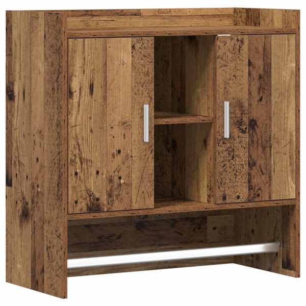 vidaXL Seinariiul Seinale kinnitav Vana puit 80 x 36 x 80 cm Tehispuit